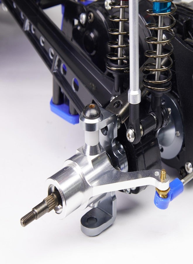 TOOMOD Aluminum Steering Knuckle for Tamiya Super ClodBuster Bullhead CB2108 Upgrades Parts (Black) - Image 5